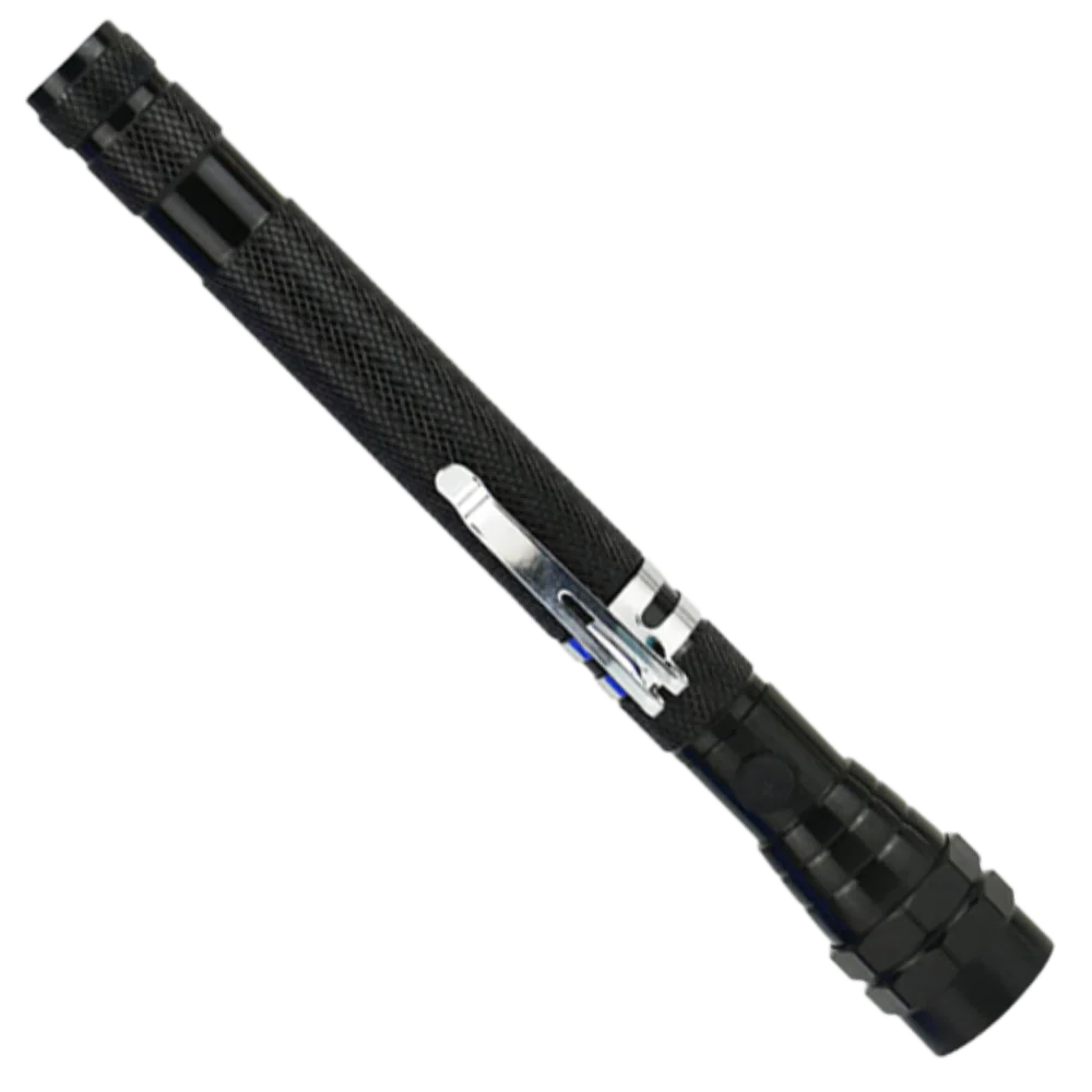 Extendable Magnetic Flashlight with Gooseneck and Pen Clip for Metal Retrieval All Vera Mart