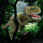Remote Control Dinosaur Toy with Walking Roar Action and Multicolor LEDs, T-Rex 17 Inch All Vera Mart
