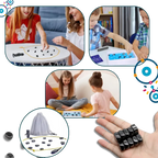 Magnetic Strategy Game with Adjustable Rope Boundary and Portable Storage Bag, Ages 6+ All Vera Mart