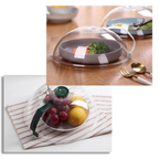 Microwave Splatter Guard with Steam Vent and Clear Dome for 10.3in Plates All Vera Mart