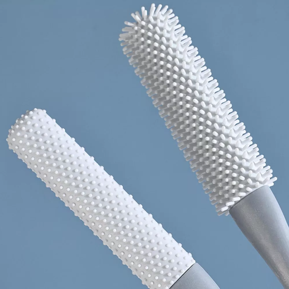 Toe Gap Cleaning Brush with Soft Rubber Bristles and Curved Head All Vera Mart