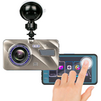 Dual Lens Dash Camera with 1080p Front and Rear Recording, Impact Detection All Vera Mart