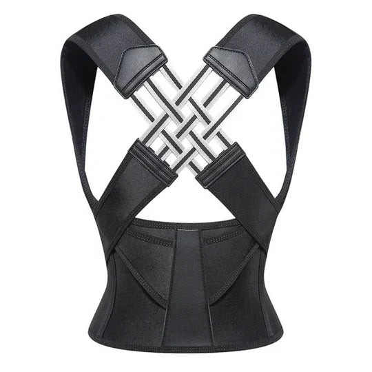 Shoulder and Neck Support Brace with Adjustable Straps for Posture Correction All Vera Mart