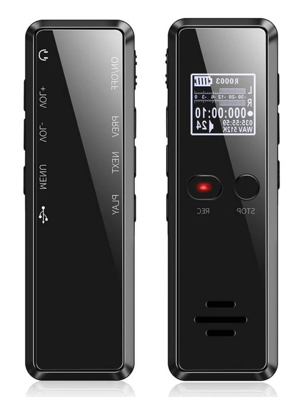 Rechargeable Voice Recorder with Noise Reduction and Voice Activation, 35-Hour Battery All Vera Mart