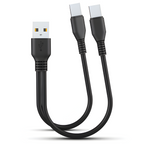 Dual Port Charging Cable with Type C and Micro USB, 3.28ft Length All Vera Mart