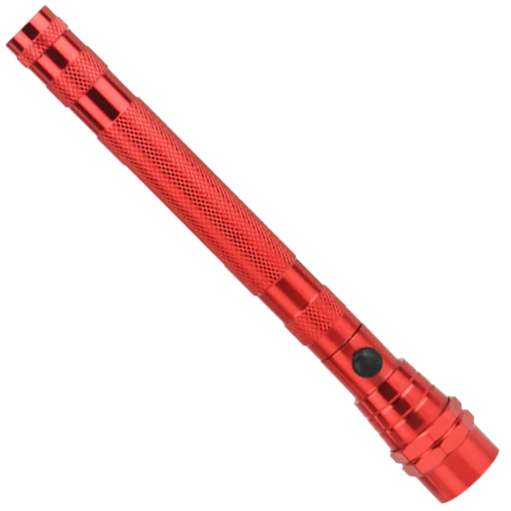 Extendable Magnetic Flashlight with Gooseneck and Pen Clip for Metal Retrieval All Vera Mart