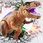 Remote Control Dinosaur Toy with Walking Roar Action and Multicolor LEDs, T-Rex 17 Inch All Vera Mart