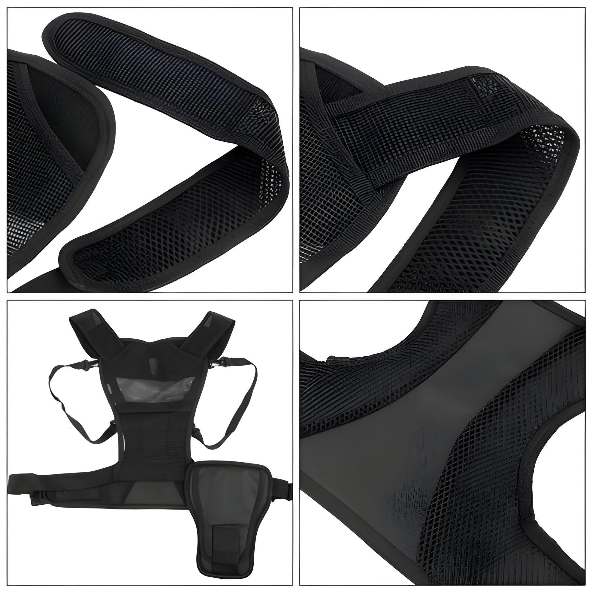 Chest Harness for Two Cameras with Aluminum Mounts and Safety Tethers All Vera Mart