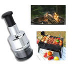 Manual Vegetable Chopper with Stainless Steel Blades and Food Grade Container All Vera Mart