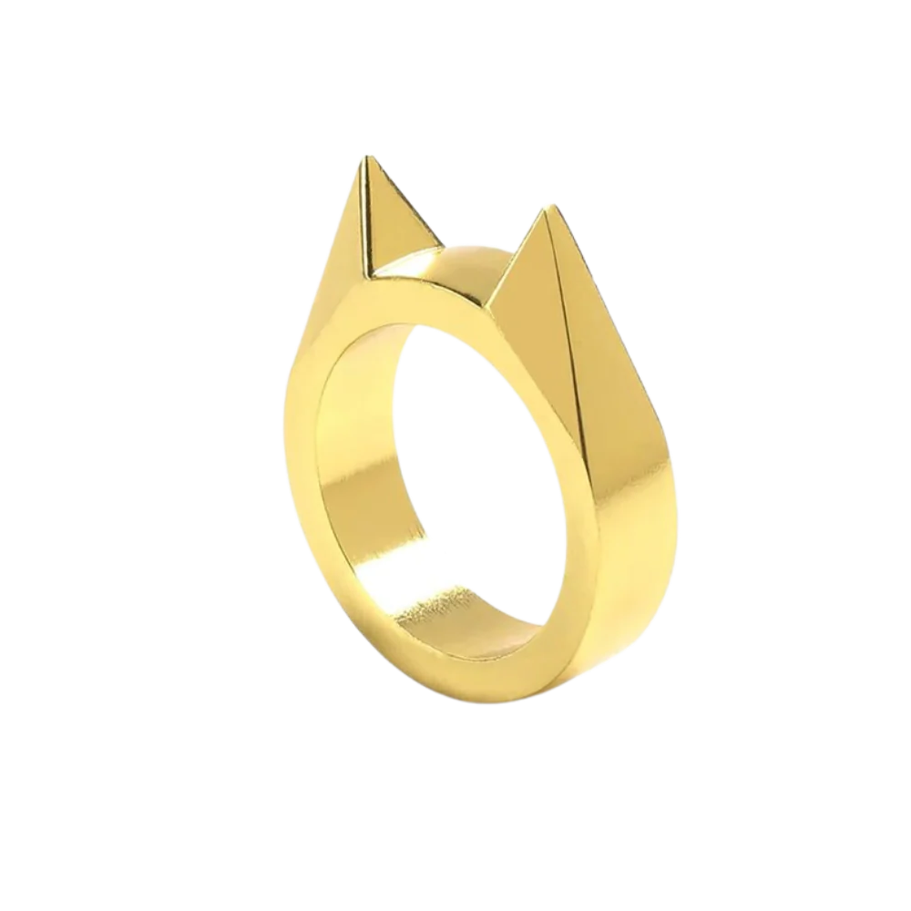 Self Defense Ring with Pointed Strike Edge and Alloy Construction All Vera Mart