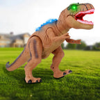 Remote Control Dinosaur Toy with Walking Roar Action and Multicolor LEDs, T-Rex 17 Inch All Vera Mart