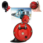 Electric Dual Snail Horn with 150dB Output and Wiring Harness for 12V Vehicles All Vera Mart