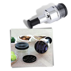 Manual Vegetable Chopper with Stainless Steel Blades and Food Grade Container All Vera Mart