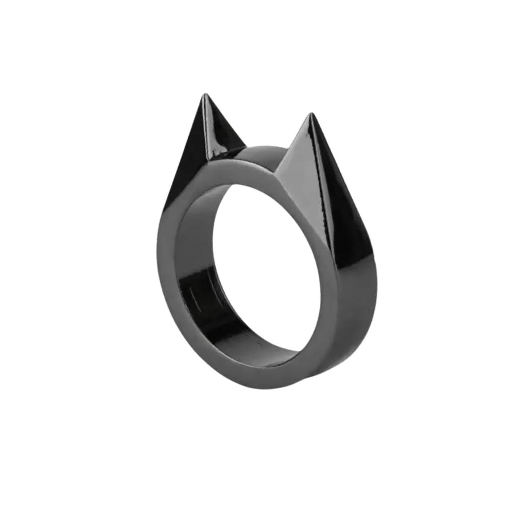 Self Defense Ring with Pointed Strike Edge and Alloy Construction All Vera Mart