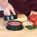 Manual Burger Patty Maker with Circular Mold and Adjustable Thickness All Vera Mart