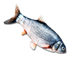 Motion Activated Flopping Fish Toy with Rechargeable Battery and Soft Padding All Vera Mart