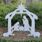 Outdoor Nativity Set with Waterproof PVC and One-Person Assembly, Expandable Modular Design All Vera Mart