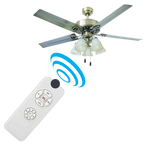 Ceiling Fan and Light Remote Control with 65 Foot Range and Dual Speed Settings All Vera Mart