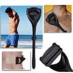 Extended Handle Body Shaver with Curved Blade Head and Replaceable Blades All Vera Mart