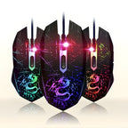 Wired Gaming Mouse with 3200 DPI Sensor and Six Programmable Buttons All Vera Mart