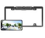 Backup Camera with 170 Degree Wide View and Infrared Night Vision, Wireless License Plate Mount All Vera Mart