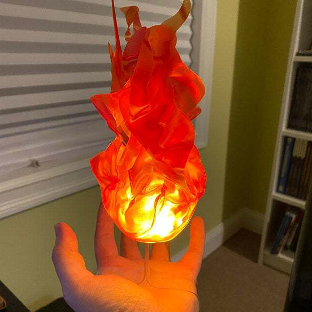 LED Fireball Prop with Floating Illusion Effect and Two-Tone Design All Vera Mart