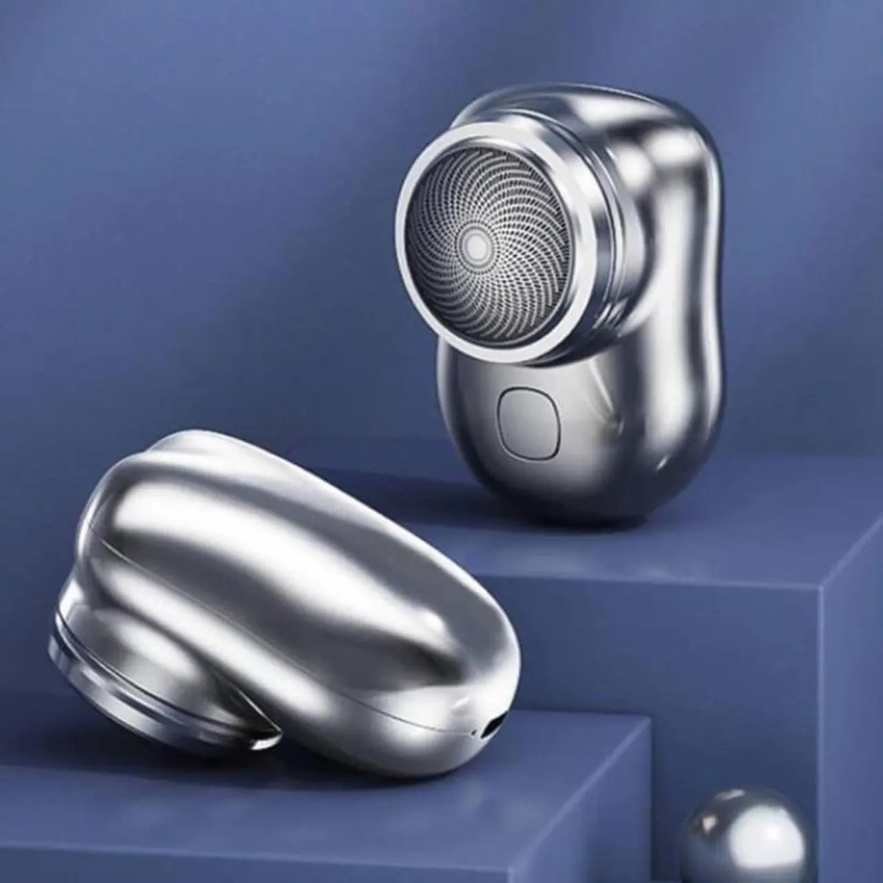 Mini Electric Shaver with 6-Blade Foil and USB Fast Charge for Travel, Waterproof Aluminum All Vera Mart