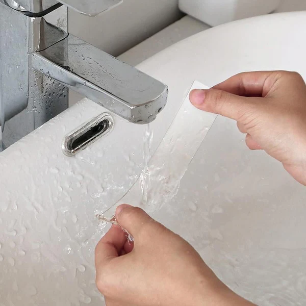 Double Sided Adhesive Tape Roll with Gel Grip and No Residue Removal, 9.8ft All Vera Mart