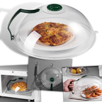Microwave Splatter Guard with Steam Vent and Clear Dome for 10.3in Plates All Vera Mart