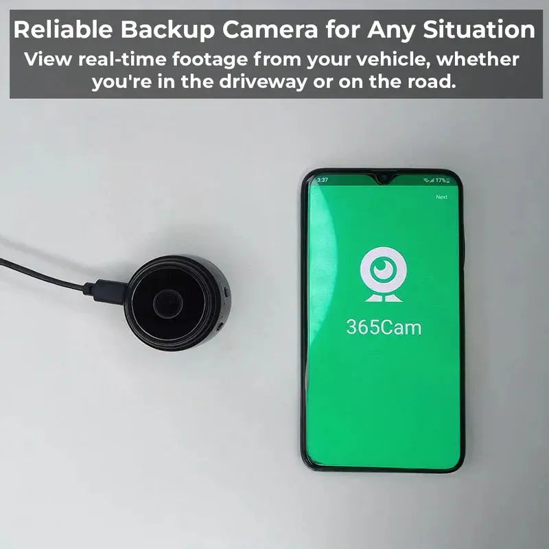 Backup Camera for RVs and Trailers with Wireless Hotspot and Night Vision, Magnetic Mount All Vera Mart