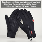 Thermal Gloves with Touchscreen Fingertips and Anti-Slip Palm, Water Resistant All Vera Mart