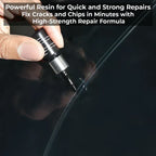 Windshield Crack Repair Fluid with UV Curing and Repair Blades, 5 Bottles All Vera Mart