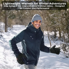 Thermal Gloves with Touchscreen Fingertips and Anti-Slip Palm, Water Resistant All Vera Mart