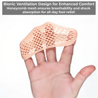 Gel Metatarsal Pads with Ventilation Pores and Cushioning, Washable All Vera Mart