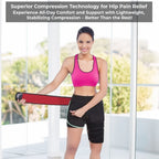 Adjustable Groin and Hip Support Brace with Neoprene Compression and Anti-Slip Design All Vera Mart