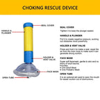Airway Obstruction Removal Tool with Spring-Loaded Plunger and Vented Valve All Vera Mart