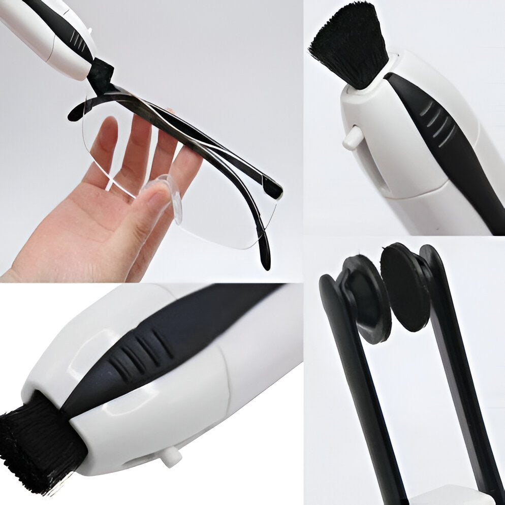 Eyeglass Cleaner with Dry Carbon Pads and Compact Case, Portable Design All Vera Mart
