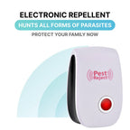 Ultrasonic Pest Repellent with Electromagnetic Waves and Automatic Frequency Shifting All Vera Mart