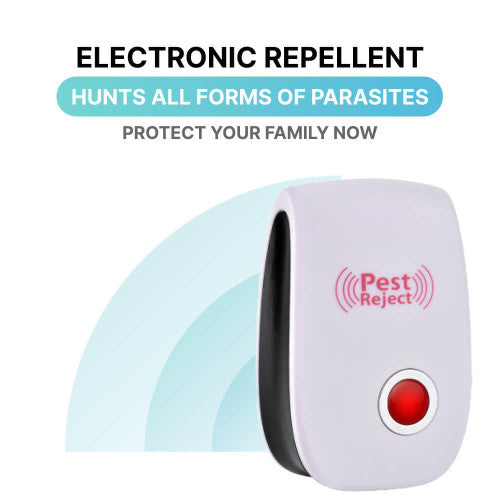 Ultrasonic Pest Repellent with Electromagnetic Waves and Automatic Frequency Shifting All Vera Mart