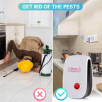 Ultrasonic Pest Repellent with Electromagnetic Waves and Automatic Frequency Shifting All Vera Mart
