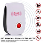 Ultrasonic Pest Repellent with Electromagnetic Waves and Automatic Frequency Shifting All Vera Mart