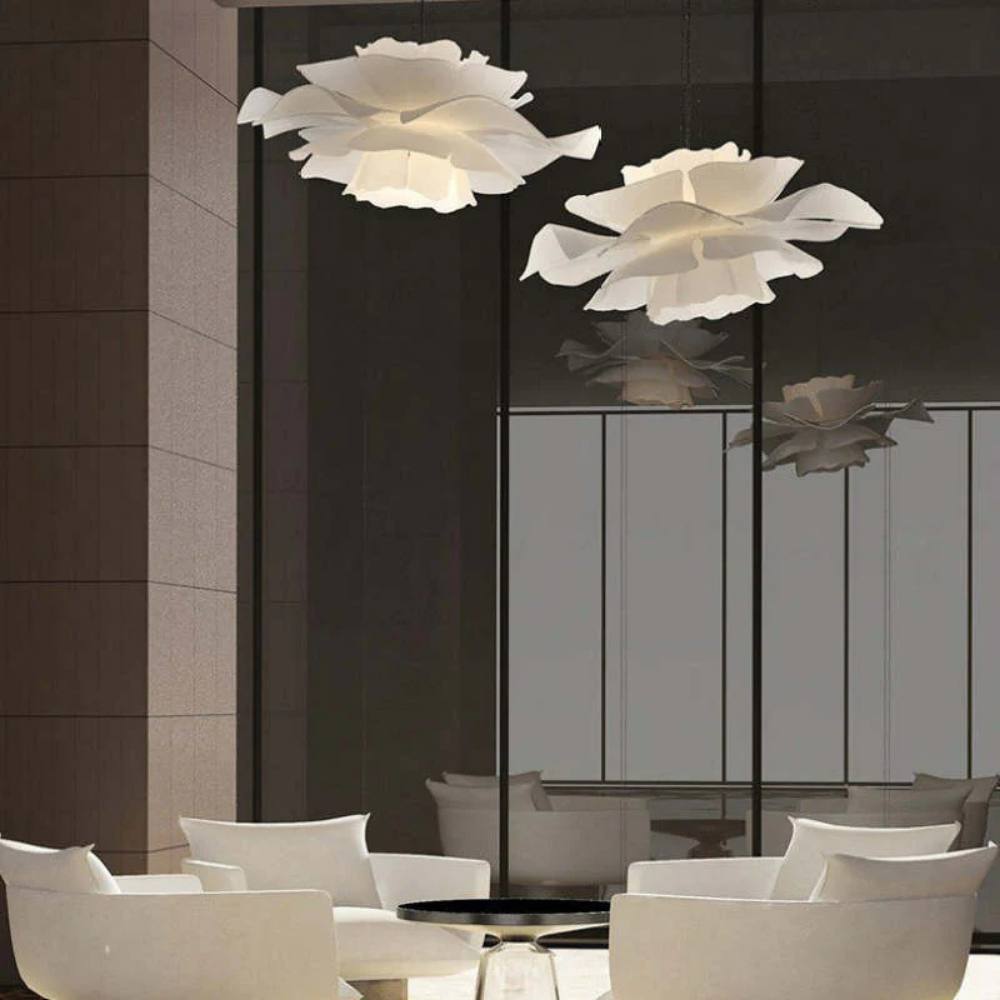 Dimmable Flower Pendant Light with Even Light Distribution and Ceiling Mount All Vera Mart
