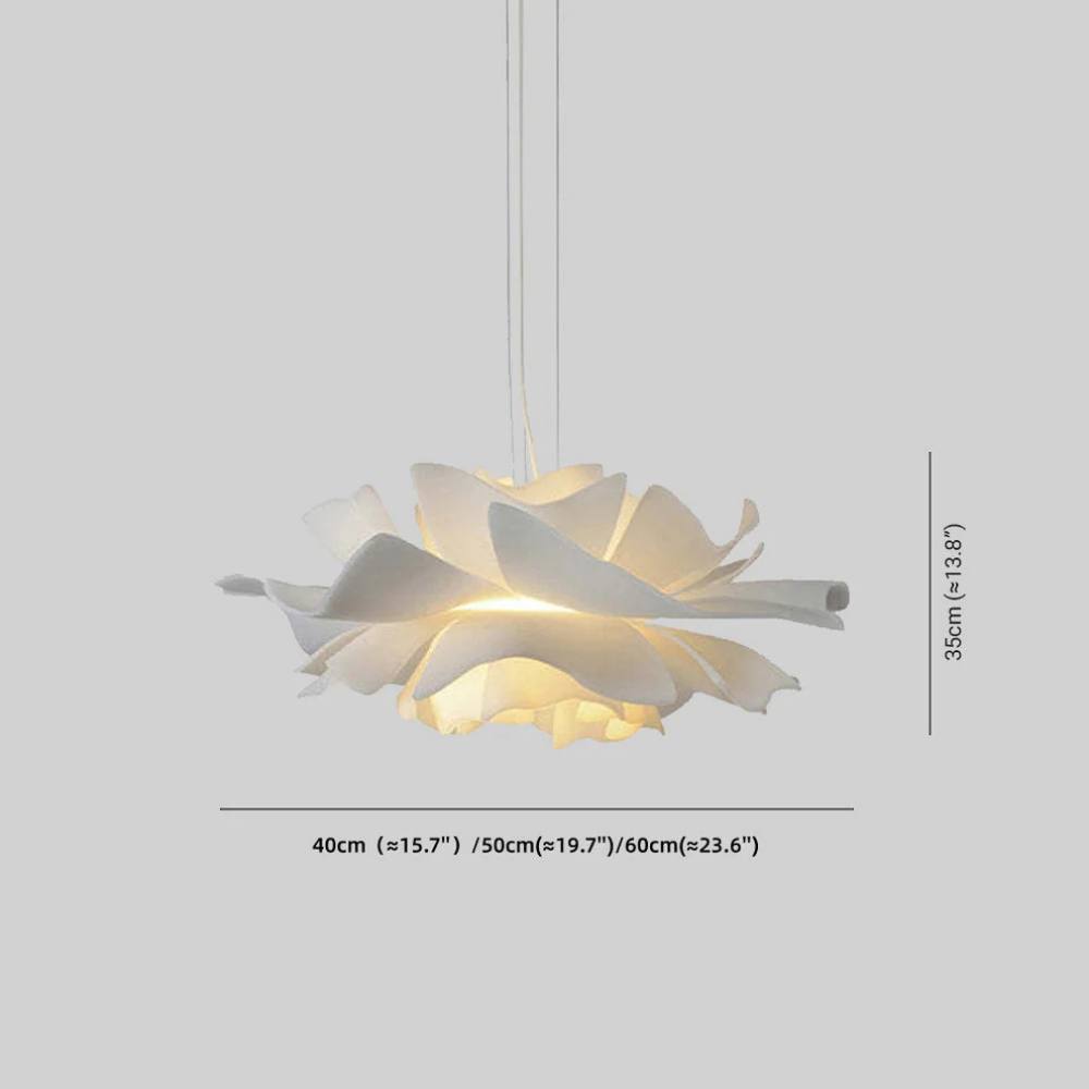 Dimmable Flower Pendant Light with Even Light Distribution and Ceiling Mount All Vera Mart