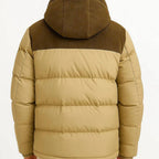 Puffer Jacket for Men with Adjustable Hood and Wind Resistant Shell All Vera Mart