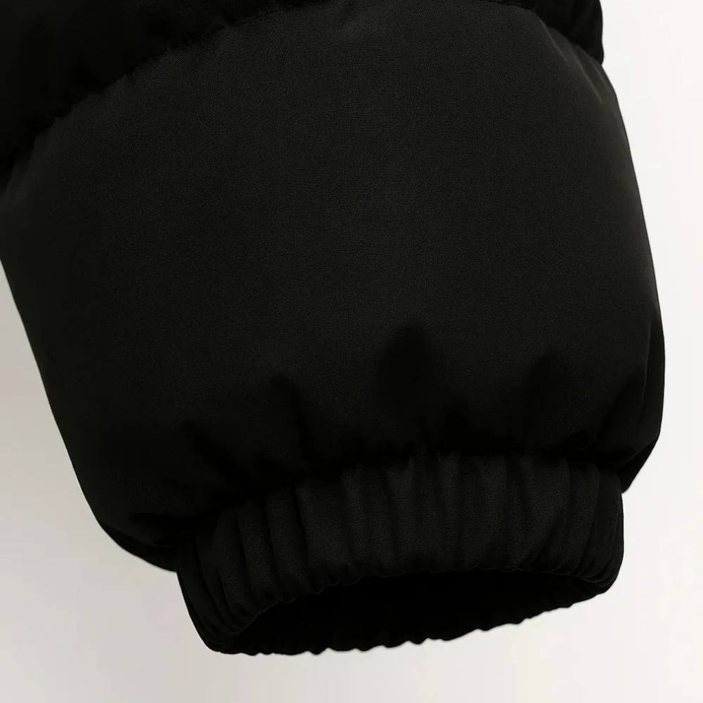 Puffer Jacket for Men with Adjustable Hood and Wind Resistant Shell All Vera Mart