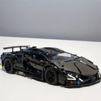 Detailed Sports Car Building Block Set with Working Headlights and Opening Doors, 1288 Pieces All Vera Mart