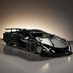 Detailed Sports Car Building Block Set with Working Headlights and Opening Doors, 1288 Pieces All Vera Mart