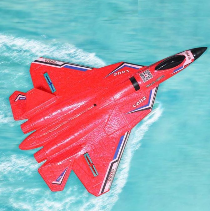 Remote Control Fighter Jet with 2.4G Radio and LED Lights, Foam Airframe All Vera Mart