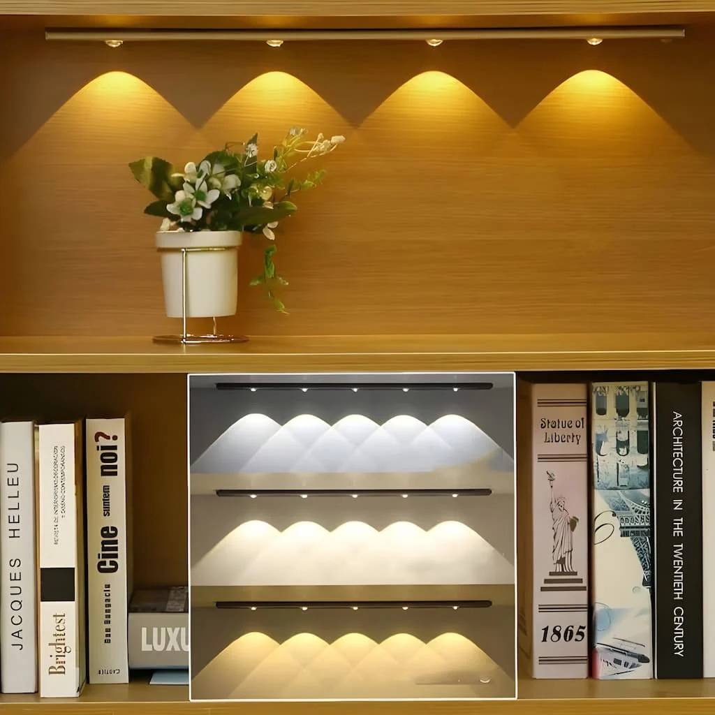 Motion Sensor LED Light Bar with Stepless Dimming and Three Color Temperatures All Vera Mart