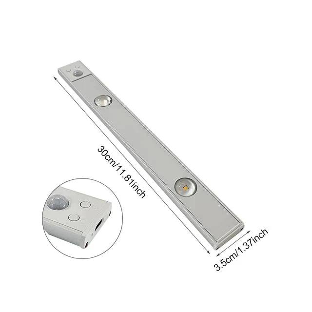 Motion Sensor LED Light Bar with Stepless Dimming and Three Color Temperatures All Vera Mart